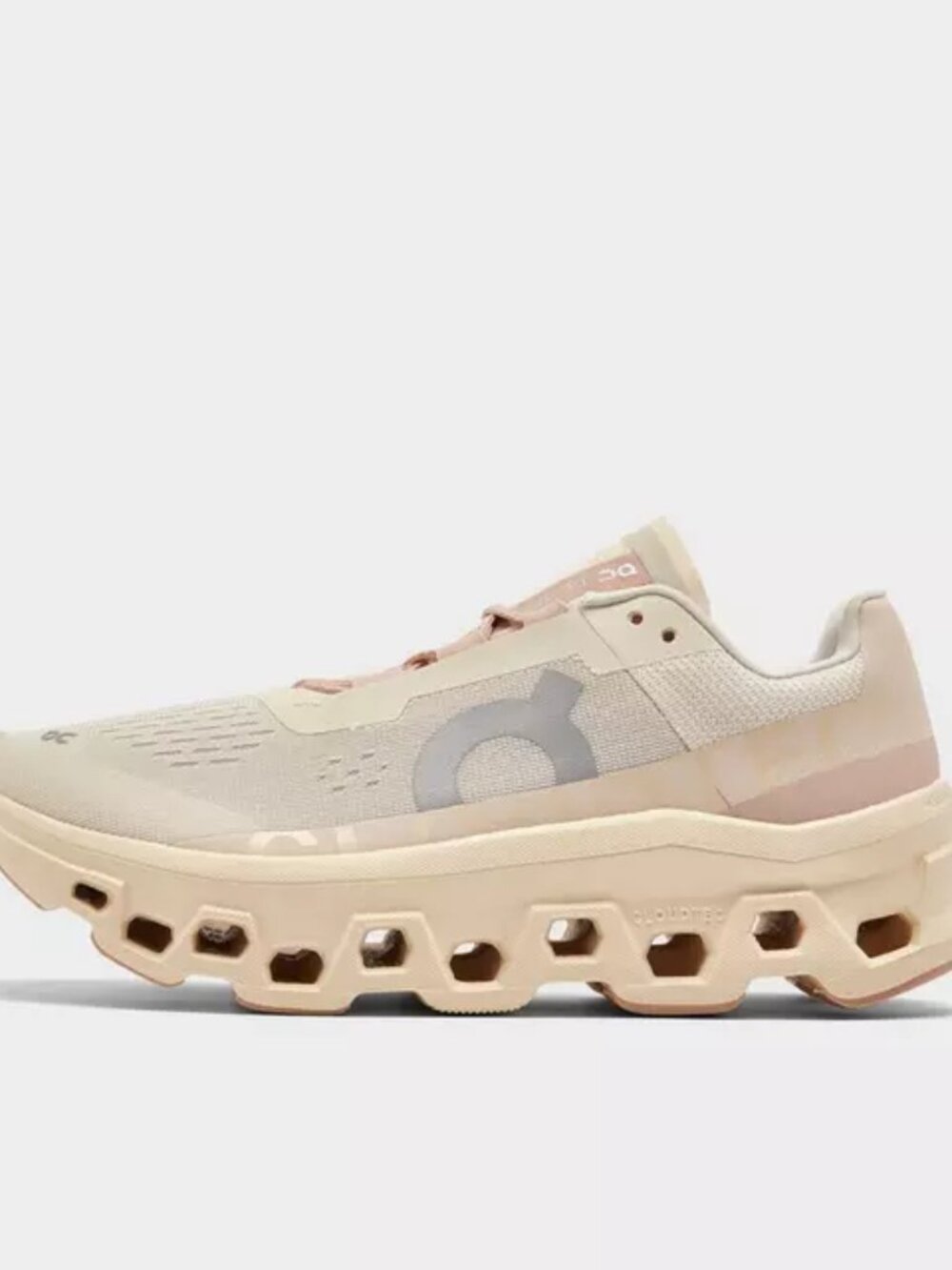Women's On Cloudmonster Running Shoes - Moon Fawn 6197785-050